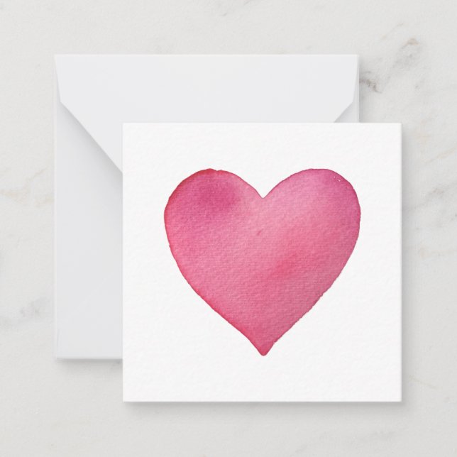 Valentin's Day Grußkarte. Mitteilungskarte (Vorderseite)