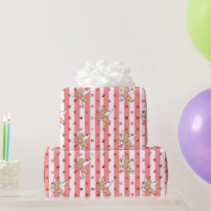 Valentins Engel pinky_medium Geschenkpapier