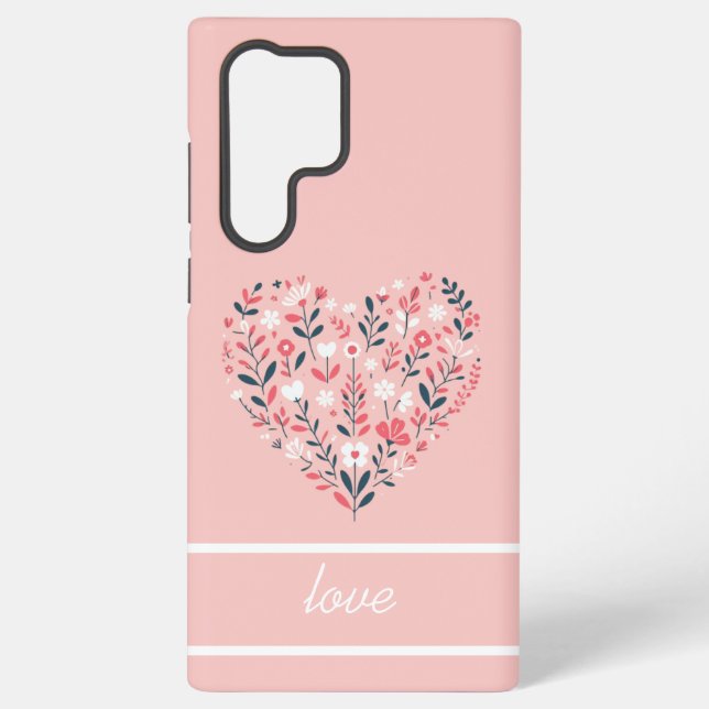 Valentins Herz Samsung Galaxy Hülle (Rückseite)