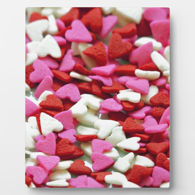 Valentins-Herzen Fotoplatte (Vorderseite)