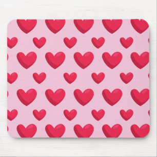 Valentins Hintergrund Mit Herz Liebe Mousepad