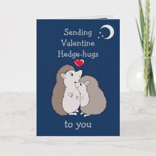 Valentins-igel-Igelumarmungen Karte