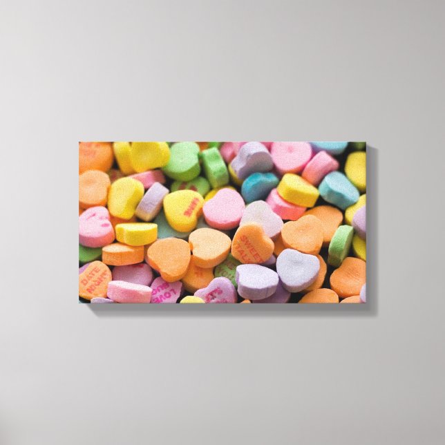 VALENTINS KANDY HEARDS LEINWANDDRUCK (Vorderseite)