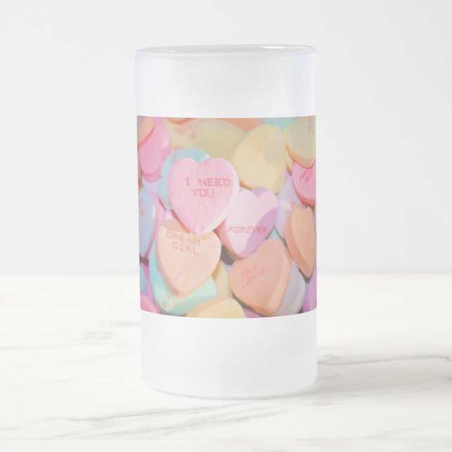 VALENTINS KANDY HEARDS MATTGLAS BIERGLAS (Mittel)