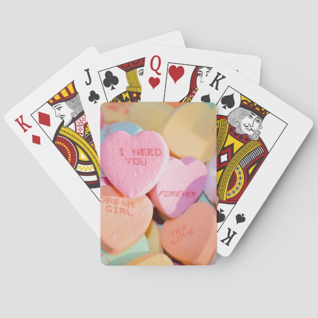 VALENTINS KANDY HEARDS SPIELKARTEN (Rückseite)