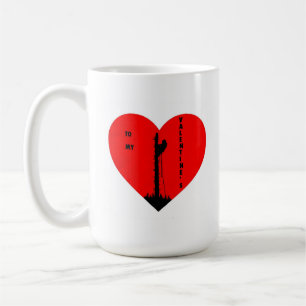 Valentins Kartengeschenk für Arborist/Tree Chirurg Kaffeetasse