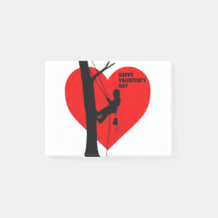 Valentins Kartengeschenk für Arborist/Tree Chirurg Post-it Klebezettel