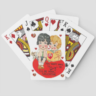 Valentins Kartenspiel Deck Spielkarten