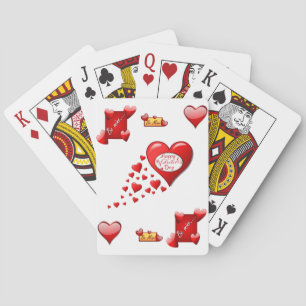 Valentins-Kartenspiel-Deck Spielkarten