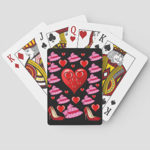 Valentins Kartenspiel Deck Spielkarten