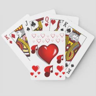 Valentins Kartenspiel Deck Spielkarten