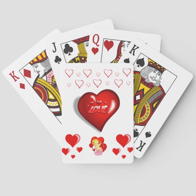Valentins Kartenspiel Spielkarten (Rückseite)