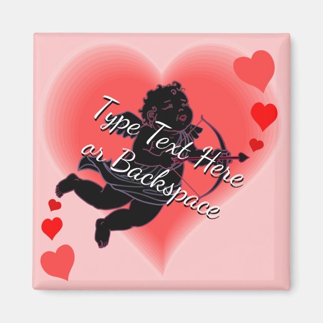 Valentins Magnete Custom Cupid Kühlschrankmagnet (Vorne)