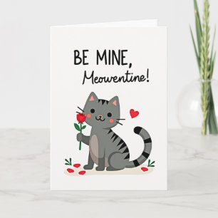 Valentins Meowentine Karte