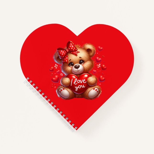 Valentins-Notizbuch Notizbuch (Vorderseite)
