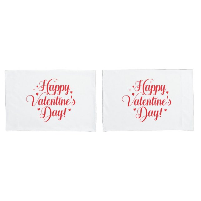 Valentins-Paar Kissenbezüge (Vorderseite-Set)