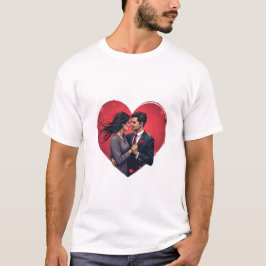 Valentins-Paar T-Shirt