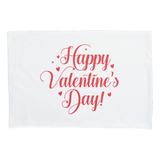 Valentins-Pillowcase Kissenbezug (Vorderseite)
