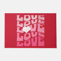 Valentins retro 70er Liebes