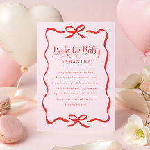 Valentins-Schleifen-Mädchen-Baby-Party-Bücher für 