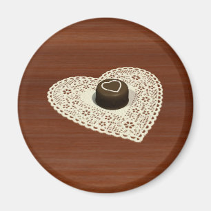 Valentins-Schokolade Magnet