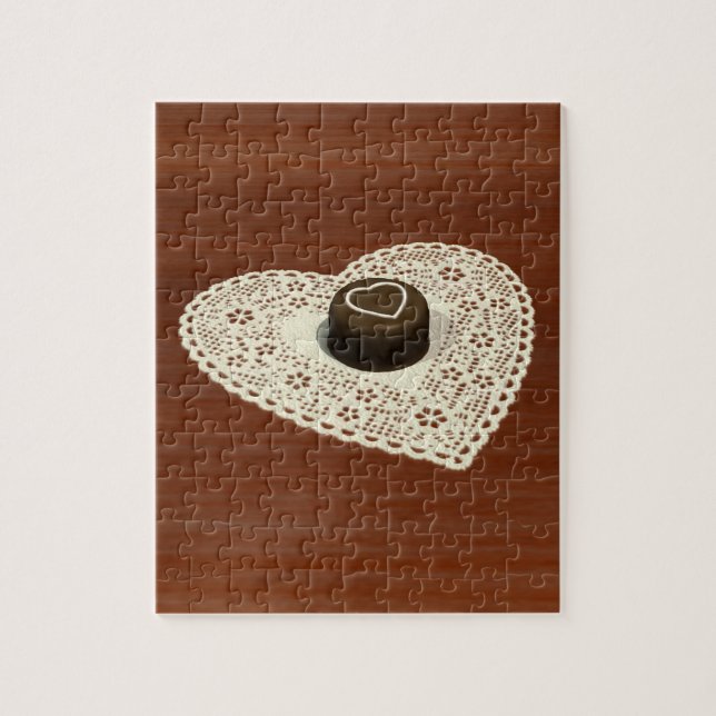 Valentins Schokolade Puzzle (Vertikal)