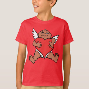 Valentins-Shirts für Kinder T-Shirts mit Cupido Li