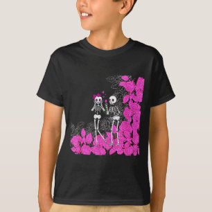 Valentins-Skelett-Paar T-Shirt