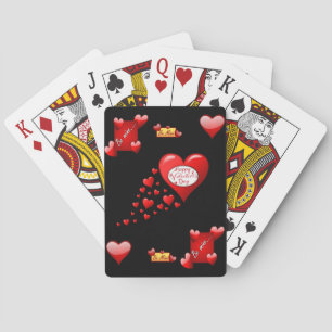 Valentins-Spielkarten-Deck Spielkarten