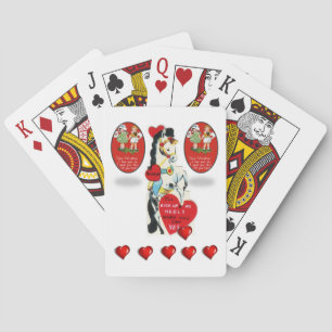 Valentins-Spielkarten-Deck Spielkarten
