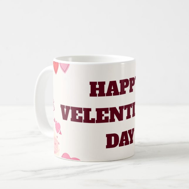Valentins-Tasse 'Forever & Always' Kaffeetasse (Vorderseite Links)