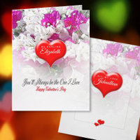 Valentins tiefes rotes Herz auf blorrosa Weiß