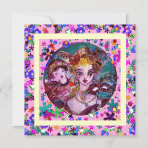 VALENTINS VENETIANISCHES MASKENBALL-FEST EINLADUNG