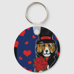 VALENTINSBEAGLE SCHLÜSSELANHÄNGER