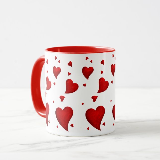 Valentinsbecher Tasse (Vorderseite Links)