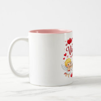 Valentinsbecher zweifarbige tasse