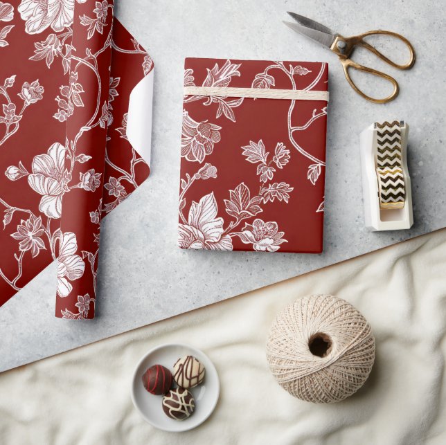 Valentinsblumen  geschenkpapier (Kunsthandwerk)