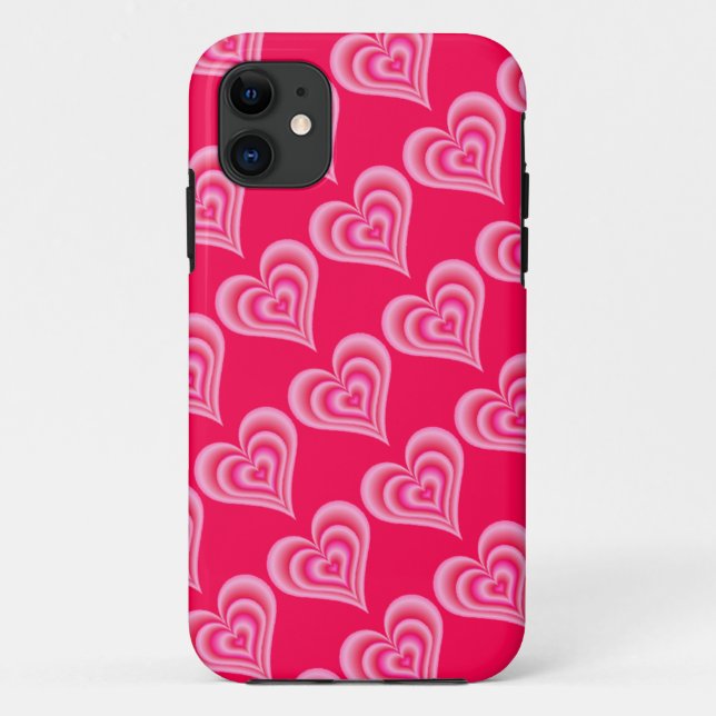 Valentinsche Herzklopfen Case-Mate iPhone Hülle (Rückseite)
