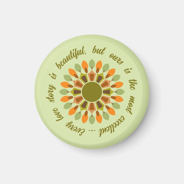 VALENTINSGESCHENK EHEMANN EHefrau FREUNDIN FREUND  Magnet (Vorne)