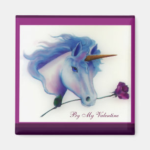 Valentinsgruß-Einhorn Magnet