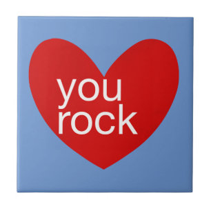 Valentinsgruß-Gramm Fliese