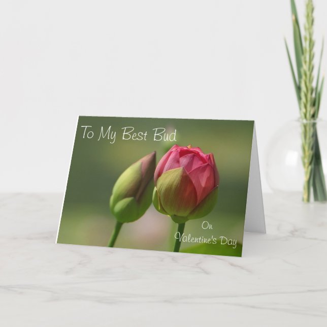 Valentinsgruß-Grüße für Freunde Feiertagskarte (Vorderseite)