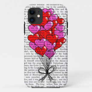 Valentinsgruß-Herz-Ballon-Illustration Case-Mate iPhone Hülle
