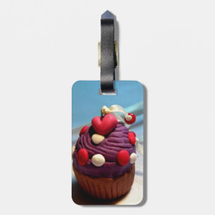 Valentinsgruß-kleiner Kuchen Gepäckanhänger