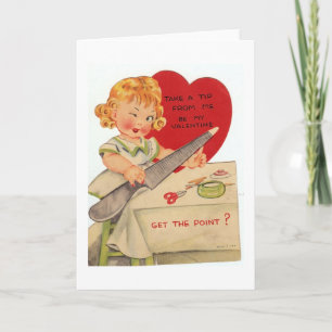 Valentinsgruß-Maniküre Feiertagskarte