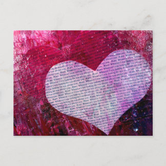 Valentinsgruß mit Rumi Feiertagspostkarte