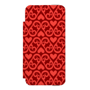Valentinsgruß-Muster Incipio Watson™ iPhone 5 Geldbörsen Hülle