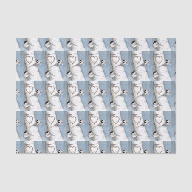 Valentinsgruß-Seidenpapier Seidenpapier (Vorderseite)