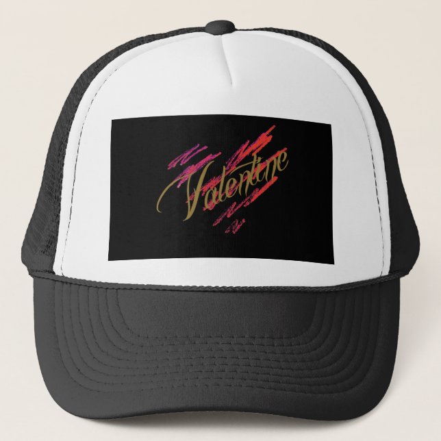 Valentinsgruß Truckerkappe (Vorderseite)
