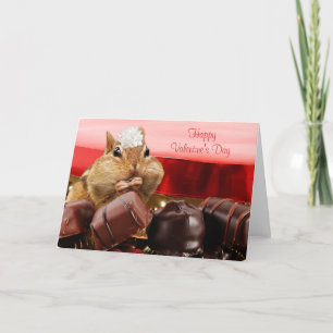 ValentinsgrußChipmunk Feiertagskarte